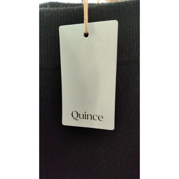 Quince Women Mongolian Cashmere Straight Leg Pants Black XS - Picture 3 of 3